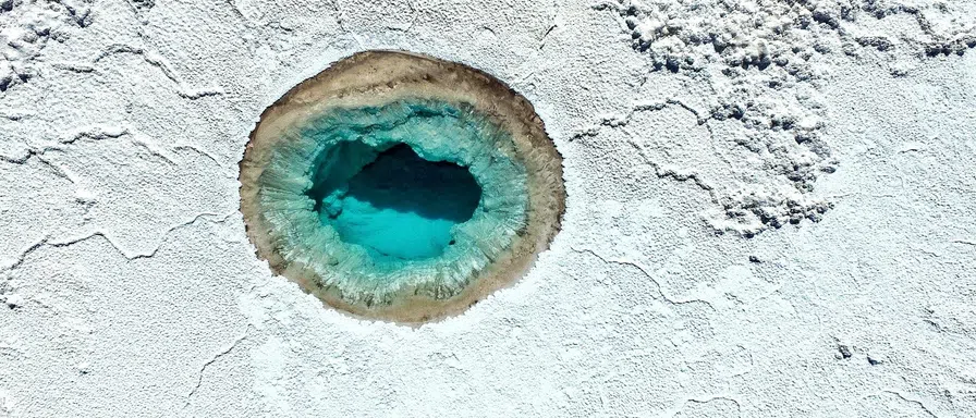 blue crater